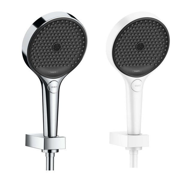 Hansgrohe Rainfinity 130 Porter Duş Seti  1.6m Beyaz