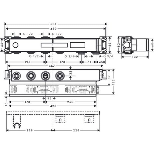 Hansgrohe RainSelect İç Set 2 Çıkış