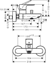 Hansgrohe Rebris S Banyo Bataryası