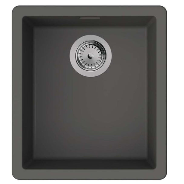 Hansgrohe S520-F350 Ankastre Granit Eviye Manuel gider seti ile Taş Grisi