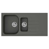 Hansgrohe S520-F525 Taş Grisi Ankastre Granit Eviye 980/480 otomatik gider seti ile