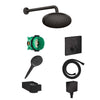 Hansgrohe Croma 280 ShowerSelect Termostatik Ankastre Duş Seti - Mat Siyah (Ecosmart)