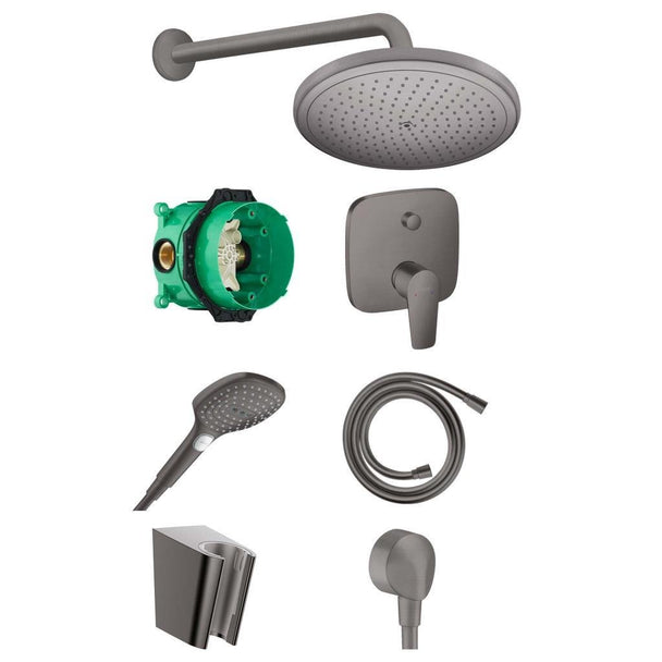 Hansgrohe Talis E Ankastre Banyo Seti Mat Siyah Krom