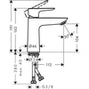 Hansgrohe Talis E 110 Kumandasız Lavabo Bataryası