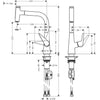 Hansgrohe Talis Select M51 Eviye Bataryası 220 Spiralli 1 jet