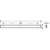 Hansgrohe WallStoris 50 Cm Duvar Barı