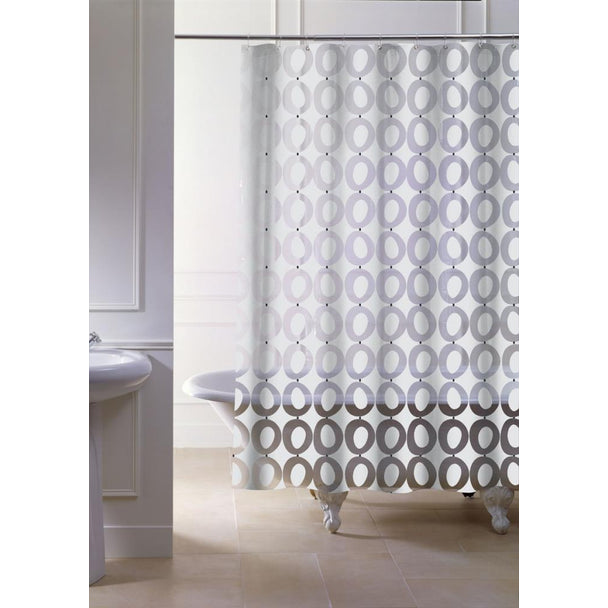Primanova Half Moon Peva Banyo Perdesi 180x200 PVC D-14100