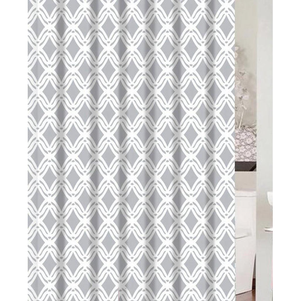 Primanova Matrix Peva Banyo Perdesi 180x200 PVC D-20431