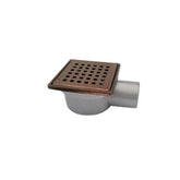 Sukar 10x10 Ø50 Yan. Çık Pas Çer. Sulu-Susuz Bronz