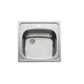 Teka E50 1B (46.5 X 46.5) Paslanmaz Çelik Eviye