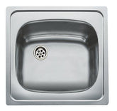 Teka E50 1B 46,5x44 Sol Batarya Delikli Paslanmaz Çelik Eviye
