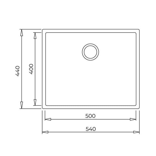 Teka Square 50.40 TG Krem