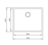 Teka Square 50.40 TG Krem