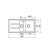 Teka Stone 60 B TG Topasbej Eviye
