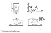 Vitra Integra Square Rim-Ex Asma Klozet + Kapak