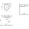 Vitra Options Çanak Lavabo 43 cm Taşma Delikli