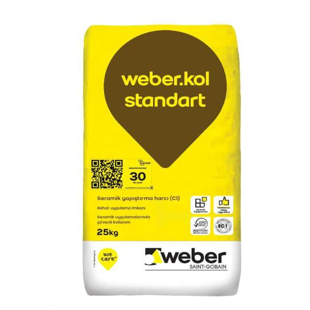 Weber Kol Standart Gri 25 kg