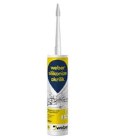 Weber Silikonize Akrilik Mastik Beyaz 500 gr