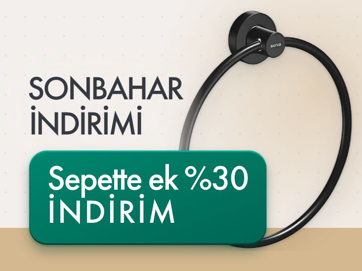 Seçili Aksesuarlarda Sepette Ek %30 Sonbahar İndirimi